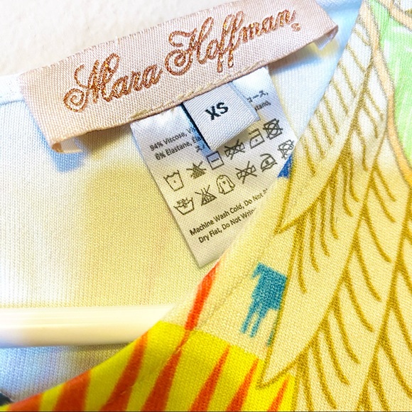 Mara Hoffman Rainbow Checkered Bodycon Maxi Dress - Picture 7 of 7